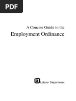 Guide to Employees Ordinance