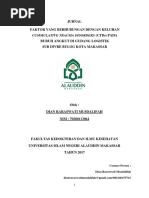 Download Jurnal Dian Raraswati Musdalifah k3 70200113064 by dian raras SN367061332 doc pdf