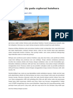 Drilling Activity Pada Explorasi Batubara