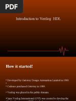 Introduction To Verilog HDL