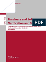 (Lecture Notes in Computer Science 8855 Programming and Software Engineering) Eran Yahav (Eds.)-Hardware and Software_ Verification and Testing_ 10th International Haifa Verification Conference, HVC 2 (1)
