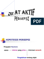 Sifat Aktif Persepsi