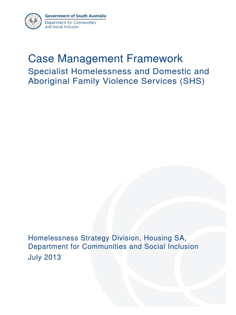 Case Management Framework | PDF | Homelessness | Educational Assessment