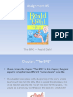Assignment #5: The BFG - Roald Dahl