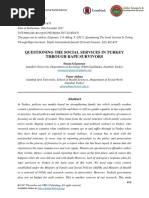 Questioning the Social Services in Turkey Through Rape Survivors