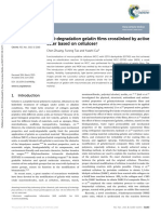 (FTIR Gelatin) Anti-Degradation Gelatin Films Crosslinked by Active