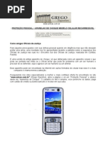 Aparelho de Choque - Formato de Celular