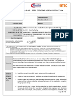 Btec New Unit 59 Ass 2 Brief