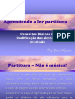 Aprendendo a ler partitura - Conceitos básicos da codificação dos símbolos musicais