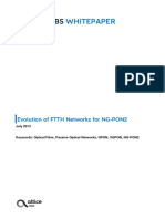 WP Evolution of FTTH Networks For NG PON2