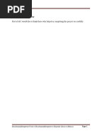 ACKNOWLEDGMENT AND TABLE OF CONTENTS