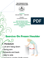 Frozen Shoulder: TBR Presentation