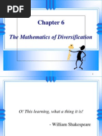 The Mathematics of Diversification