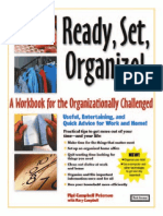 Ready, Set, Organize - A Workbook For The Organizationally Challenged PDF