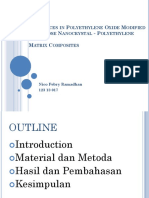 Interfaces in Polyethylene Oxide Modified Cellulose Nanocrystal