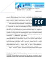 Sob A Mira Do Eixo: A Segunda Guerra Mundial No Extremo Sul Da Bahia