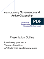 Participatory Governance and Active Citizenship