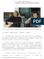 Arte, Nomadismo e Cidade - Entre Deleuze e Guattari - PDF