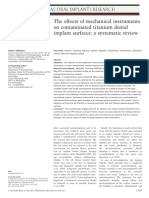 Louropoulou2014: The Effects of Mechanical Instruments On Contaminated Titanium Dental Implant Surfaceñ A Systematic Review