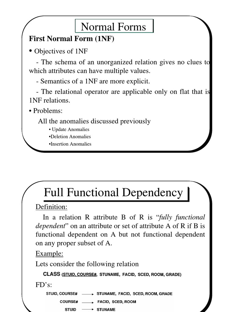 Normal forms first normal form 1nf pdf data model data management