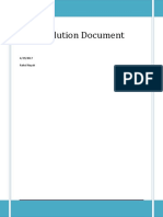 Issue Solution Document