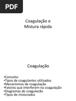 Coagulação - Sistema de Abastecimento de água