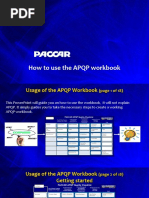 Guideline APQP Workbook Rev D