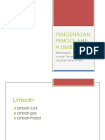 Pengenalan Pengolaha N Limbah: Rahmayetty Jurusan Teknik Kimia Fakultas Teknik Untirta