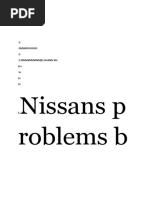 Nissans P Roblems B: DVVVVSVSVSV SVSV