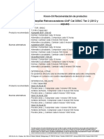 Recomendación de Productos Caterpillar Retroexcavadoras 434F Cat 3054C Tier 2 (2012 y Después)