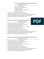 Contrôle de Grammaire PSR PSC