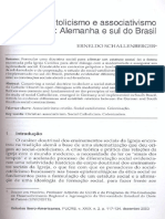 Ernesto Schallenberger. Social-Catolicismo e Associativismo Cristão