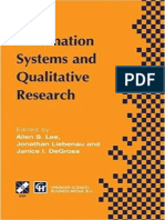 (The International Federation For Information Processing) - Information Systems and Qualitative Research - PDF