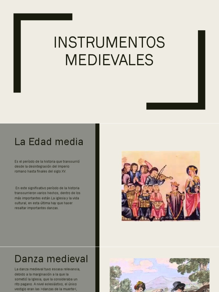 Instrumentos Musicales Medievales | PDF | Instrumentos de cuerda ...