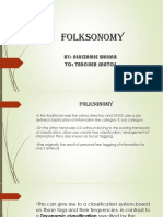 Understanding Folksonomy Classification and Tagging