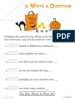 Halloween Write a Question