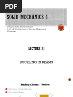Solid Mechanics ME 212 - Week 13