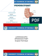 Appendectomy: University Technical of Machala