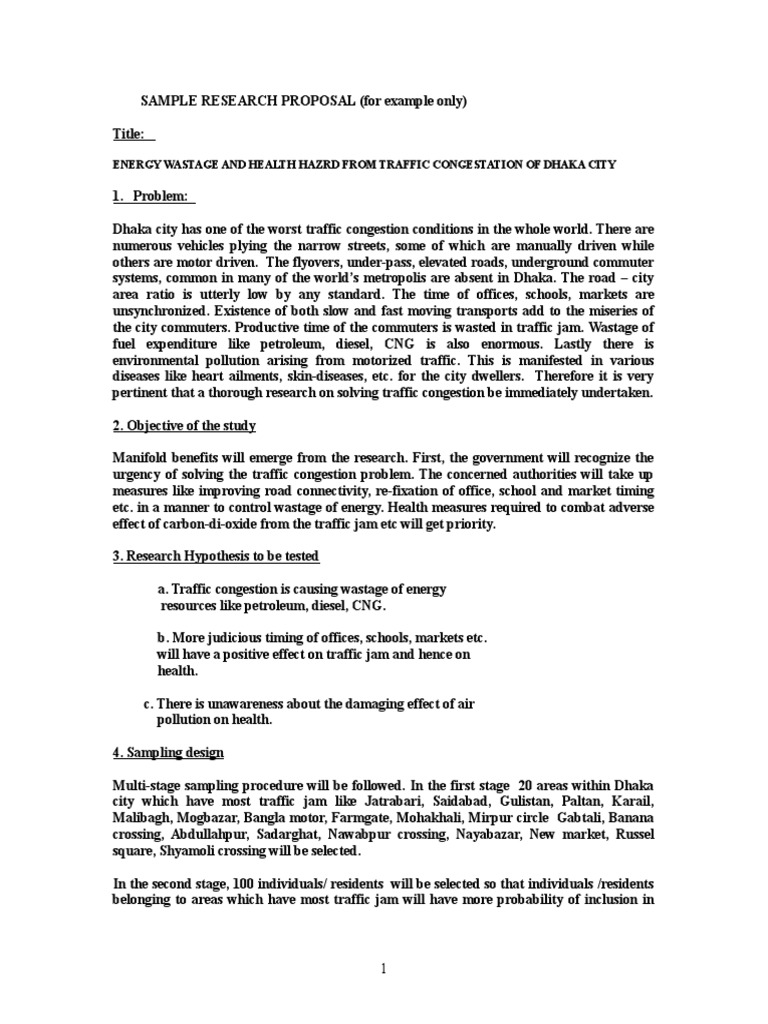 Example of educational research proposal image