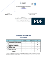 Planificare Dirigentie Clasa A VII - 2017-2018