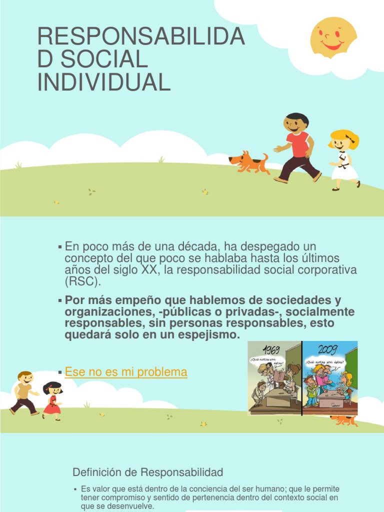 Responsabilidad Social Individual Pdf Responsabilidad Social