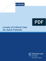 Levels of Critical Care For Adult Patients (Revise