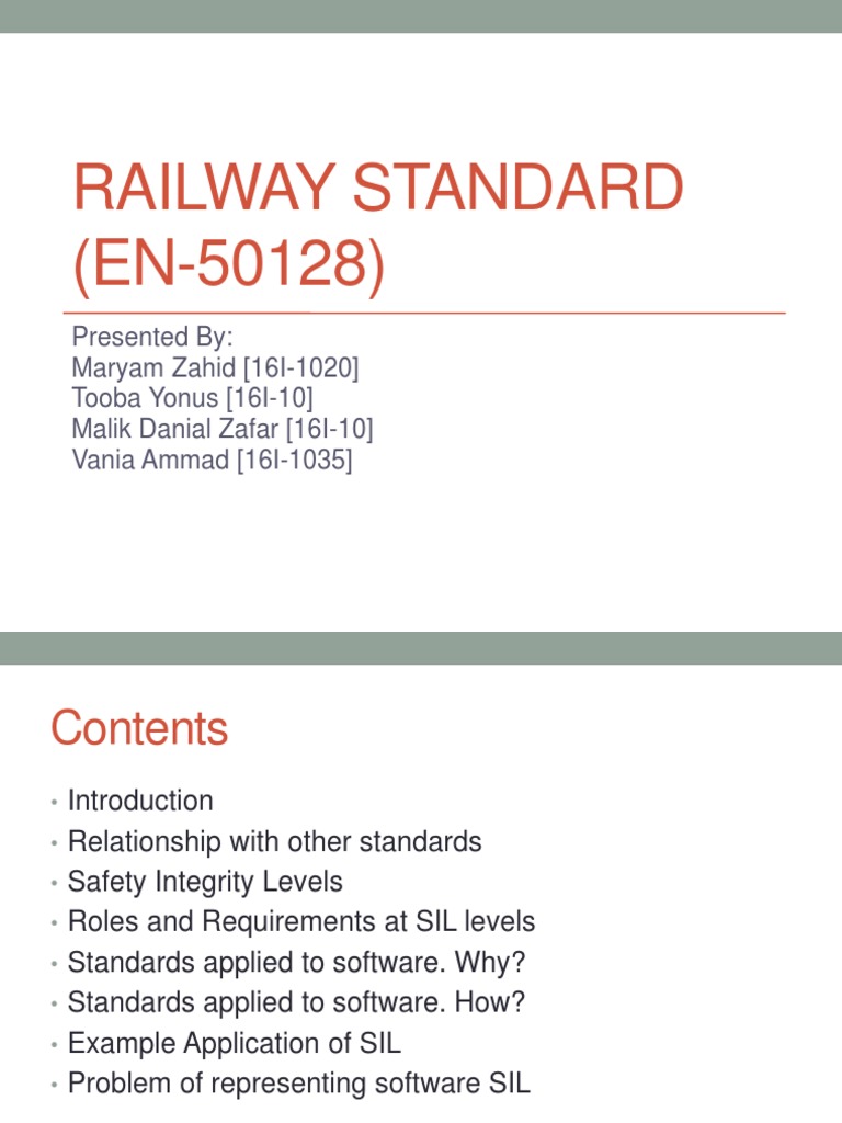 Railway Standard (en-50128)