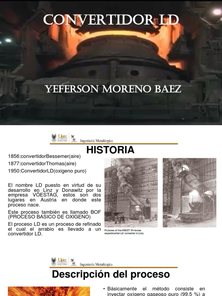 Convertidor LD | PDF | Arrabio | Acero