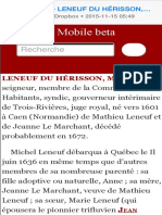 Biographie – LENEUF DU HÉRISSON, MICHEL – Volume I (1000-1700) – Dictionnaire Biographique Du Canada