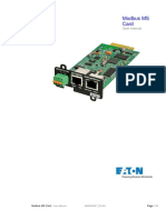 Modbus MS Card: User Manual