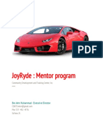 Joyryde : Mentor Program: Bro John Muhammad - Executive Director