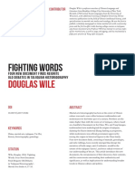 Fighting Words: Douglas Wile