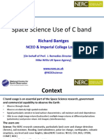 Space Science Use of C Band: Richard Bantges