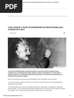 Como ensinar a Teoria da Relatividade de Albert Einstein para crianças de 6 anos - BBC Brasil